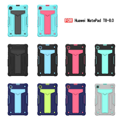 T-shaped Bracket Contrast Color Shockproof PC + Silicone Protective Case, Series 1