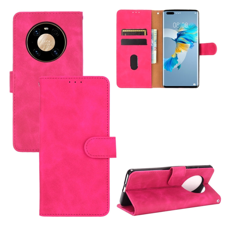 Solid Color Skin Feel Magnetic Buckle Horizontal Flip Calf Texture PU Leather Case with Holder & Card Slots & Wallet, For Huawei Mate 40, For Huawei Mate 40 Pro, For OnePlus Nord N10 5G, For OnePlus Nord N100