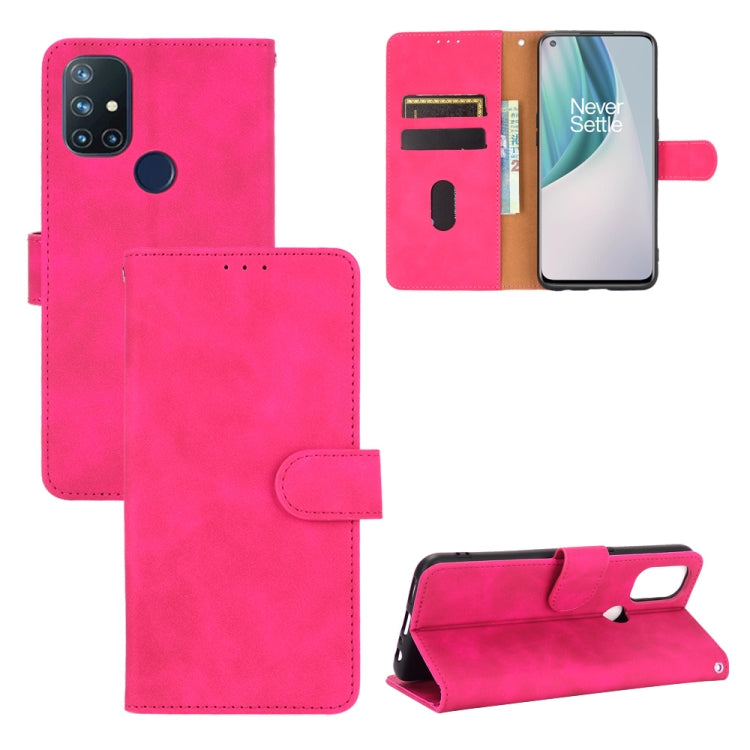 Solid Color Skin Feel Magnetic Buckle Horizontal Flip Calf Texture PU Leather Case with Holder & Card Slots & Wallet, For Huawei Mate 40, For Huawei Mate 40 Pro, For OnePlus Nord N10 5G, For OnePlus Nord N100