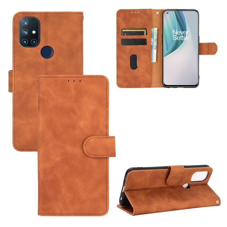 Solid Color Skin Feel Magnetic Buckle Horizontal Flip Calf Texture PU Leather Case with Holder & Card Slots & Wallet, For Huawei Mate 40, For Huawei Mate 40 Pro, For OnePlus Nord N10 5G, For OnePlus Nord N100