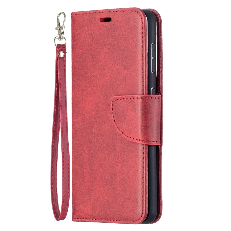Lambskin Texture Pure Color Horizontal Flip PU Leather Case with Holder & Card Slots & Wallet & Lanyard, For Samsung Galaxy S21 5G, For Samsung Galaxy S21+ 5G, For Samsung Galaxy S21 Ultra 5G