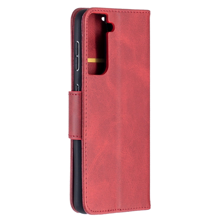 Lambskin Texture Pure Color Horizontal Flip PU Leather Case with Holder & Card Slots & Wallet & Lanyard, For Samsung Galaxy S21 5G, For Samsung Galaxy S21+ 5G, For Samsung Galaxy S21 Ultra 5G