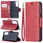 Lambskin Texture Pure Color Horizontal Flip PU Leather Case with Holder & Card Slots & Wallet & Lanyard, For Samsung Galaxy S21 5G, For Samsung Galaxy S21+ 5G, For Samsung Galaxy S21 Ultra 5G