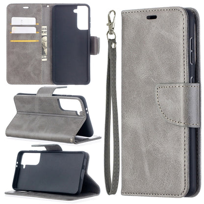 Lambskin Texture Pure Color Horizontal Flip PU Leather Case with Holder & Card Slots & Wallet & Lanyard, For Samsung Galaxy S21 5G, For Samsung Galaxy S21+ 5G, For Samsung Galaxy S21 Ultra 5G