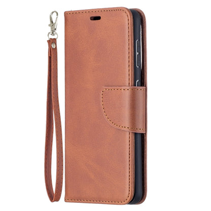 Lambskin Texture Pure Color Horizontal Flip PU Leather Case with Holder & Card Slots & Wallet & Lanyard, For Samsung Galaxy S21 5G, For Samsung Galaxy S21+ 5G, For Samsung Galaxy S21 Ultra 5G