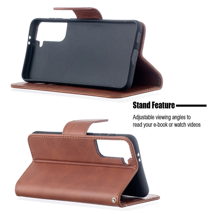 Lambskin Texture Pure Color Horizontal Flip PU Leather Case with Holder & Card Slots & Wallet & Lanyard, For Samsung Galaxy S21 5G, For Samsung Galaxy S21+ 5G, For Samsung Galaxy S21 Ultra 5G