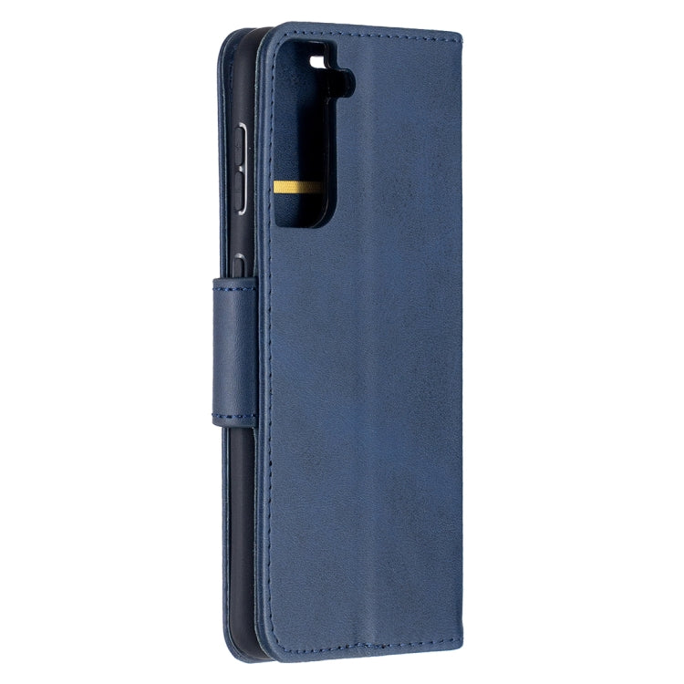 Lambskin Texture Pure Color Horizontal Flip PU Leather Case with Holder & Card Slots & Wallet & Lanyard, For Samsung Galaxy S21 5G, For Samsung Galaxy S21+ 5G, For Samsung Galaxy S21 Ultra 5G