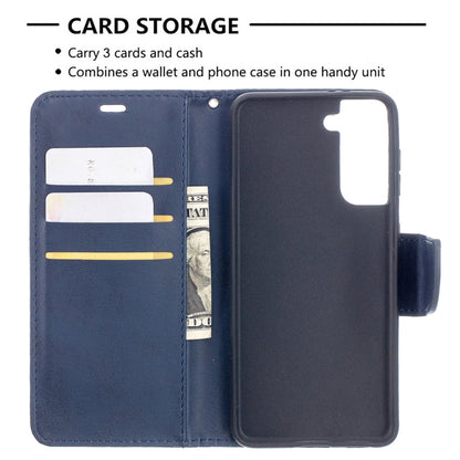 Lambskin Texture Pure Color Horizontal Flip PU Leather Case with Holder & Card Slots & Wallet & Lanyard, For Samsung Galaxy S21 5G, For Samsung Galaxy S21+ 5G, For Samsung Galaxy S21 Ultra 5G