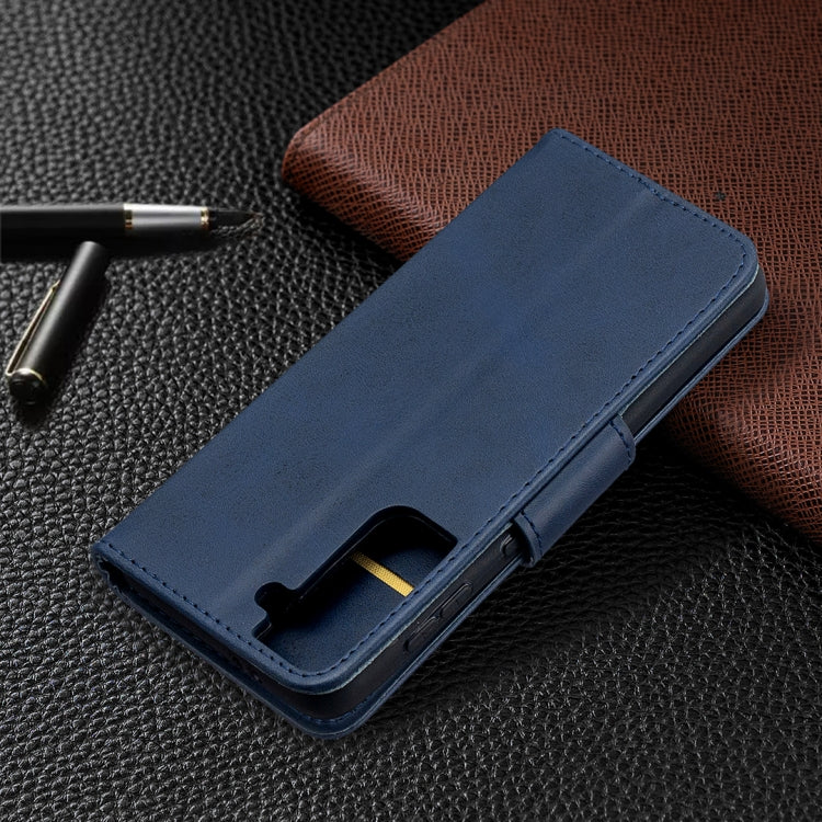 Lambskin Texture Pure Color Horizontal Flip PU Leather Case with Holder & Card Slots & Wallet & Lanyard, For Samsung Galaxy S21 5G, For Samsung Galaxy S21+ 5G, For Samsung Galaxy S21 Ultra 5G