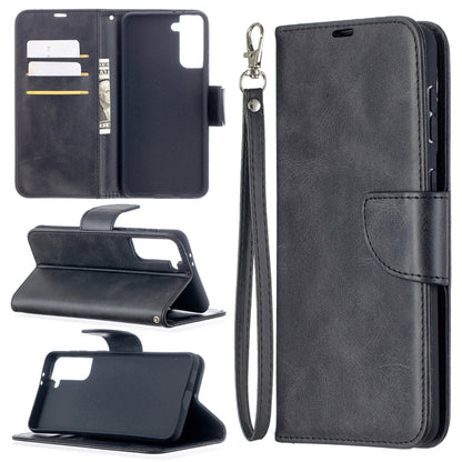 Lambskin Texture Pure Color Horizontal Flip PU Leather Case with Holder & Card Slots & Wallet & Lanyard, For Samsung Galaxy S21 5G, For Samsung Galaxy S21+ 5G, For Samsung Galaxy S21 Ultra 5G