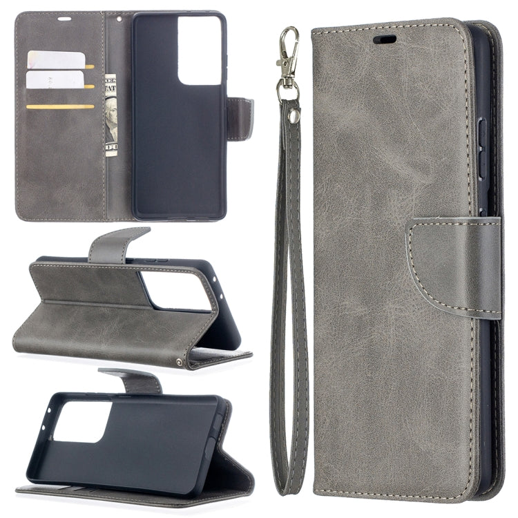 Lambskin Texture Pure Color Horizontal Flip PU Leather Case with Holder & Card Slots & Wallet & Lanyard, For Samsung Galaxy S21 5G, For Samsung Galaxy S21+ 5G, For Samsung Galaxy S21 Ultra 5G