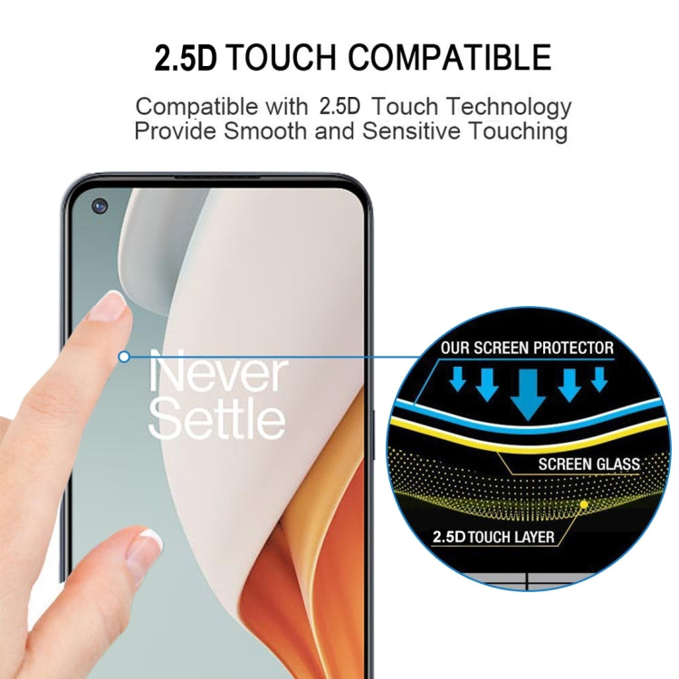 25 PCS Full Glue Full Screen Tempered Glass Film, For OnePlus Nord N100, For OnePlus Nord N10 5G, For Google Pixel 5