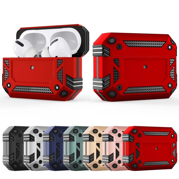 Iron Man Four-corner Shockproof Earphone Protective Cover For AirPods Pro