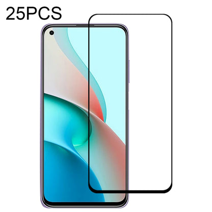 25 PCS Full Glue Full Screen Tempered Glass Film