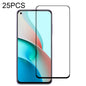 25 PCS Full Glue Full Screen Tempered Glass Film