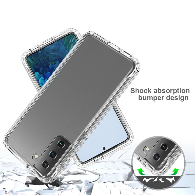 Shockproof  High Transparency Two-color Gradual Change PC+TPU Candy Colors Protective Case