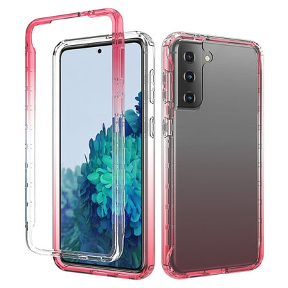 Shockproof  High Transparency Two-color Gradual Change PC+TPU Candy Colors Protective Case, For Samsung Galaxy S21+ 5G, For Samsung Galaxy S21 Ultra 5G