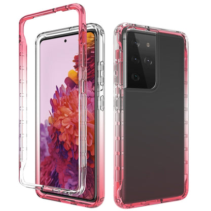 Shockproof  High Transparency Two-color Gradual Change PC+TPU Candy Colors Protective Case, For Samsung Galaxy S21+ 5G, For Samsung Galaxy S21 Ultra 5G