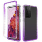 Shockproof  High Transparency Two-color Gradual Change PC+TPU Candy Colors Protective Case