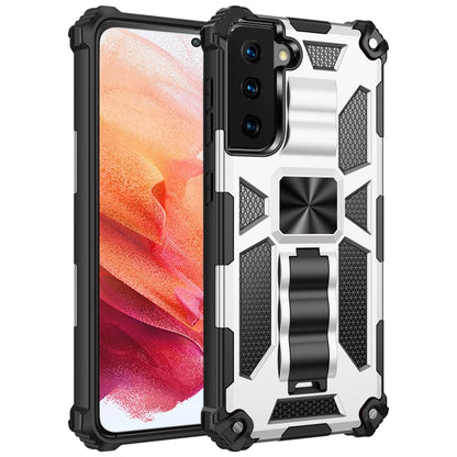 Shockproof TPU + PC Magnetic Protective Case with Holder