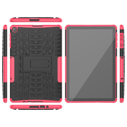 Tire Texture Shockproof TPU+PC Protective Case with Holder, For Huawei MatePad T10/T10S/Enjoy 2, For Xiaomi Mi 10T Lite 5G