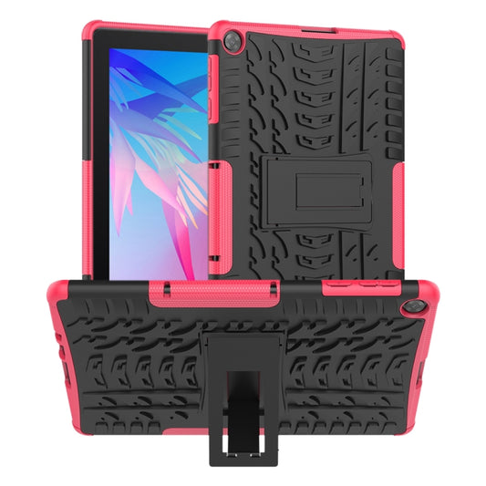 Tire Texture Shockproof TPU+PC Protective Case with Holder, For Huawei MatePad T10/T10S/Enjoy 2, For Xiaomi Mi 10T Lite 5G