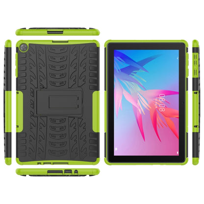 Tire Texture Shockproof TPU+PC Protective Case with Holder