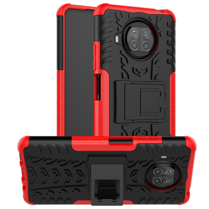 Tire Texture Shockproof TPU+PC Protective Case with Holder