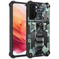 Camouflage Armor Shockproof TPU + PC Magnetic Protective Case with Holder