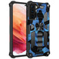 Camouflage Armor Shockproof TPU + PC Magnetic Protective Case with Holder