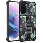 Camouflage Armor Shockproof TPU + PC Magnetic Protective Case with Holder