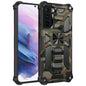 Camouflage Armor Shockproof TPU + PC Magnetic Protective Case with Holder