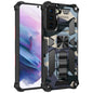 Camouflage Armor Shockproof TPU + PC Magnetic Protective Case with Holder