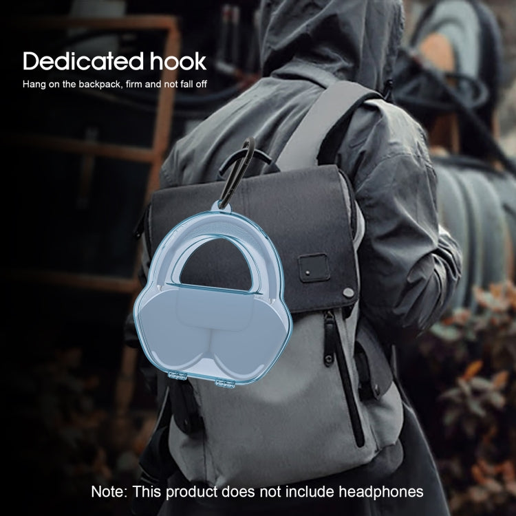 PP Jelly Color Headphone Protective Case for AirPods Max / Max 2, with Hook, PP Black, PP White, PP Green, PP Red