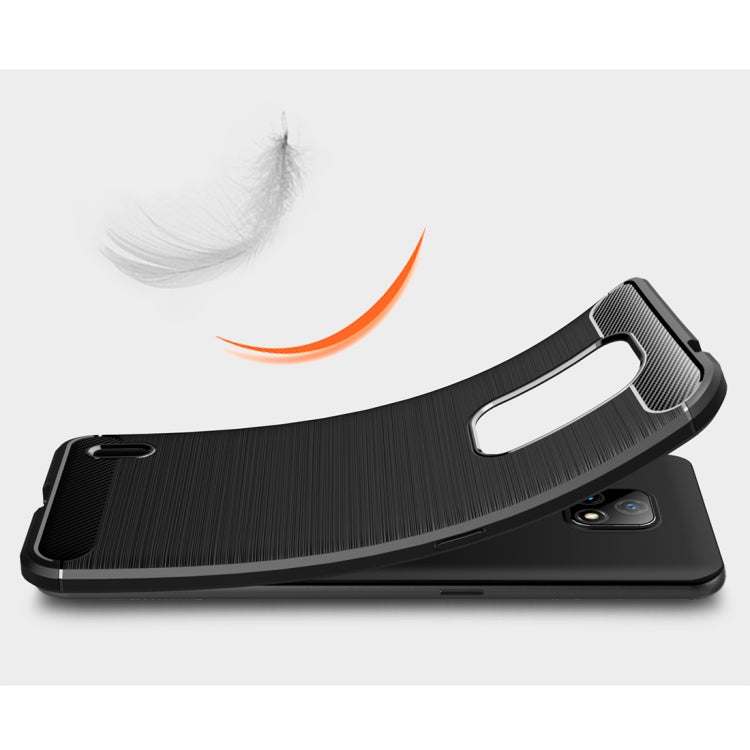 Brushed Texture Carbon Fiber TPU Case, For Motorola Moto E7 (2020), For OnePlus 9 Pro