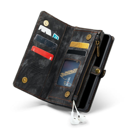 CaseMe Detachable Multifunctional Horizontal Flip Leather Case, with Card Slot & Holder & Zipper Wallet & Photo Frame