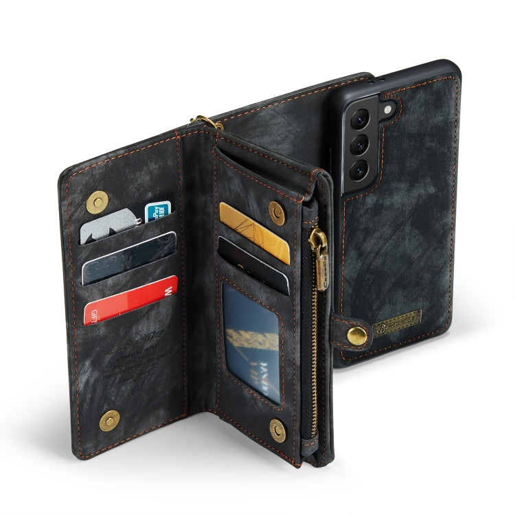 CaseMe Detachable Multifunctional Horizontal Flip Leather Case, with Card Slot & Holder & Zipper Wallet & Photo Frame