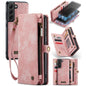 CaseMe Detachable Multifunctional Horizontal Flip Leather Case, with Card Slot & Holder & Zipper Wallet & Photo Frame, For Samsung Galaxy S21+ 5G, For Samsung Galaxy S21 5G, For Samsung Galaxy S21 Ultra 5G