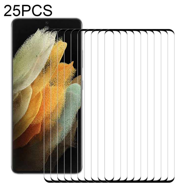 25 PCS 3D Curved Edge Full Screen Tempered Glass Film