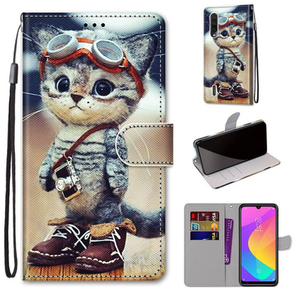 Coloured Drawing Cross Texture Horizontal Flip PU Leather Case with Holder & Card Slots & Wallet & Lanyard, Series 1