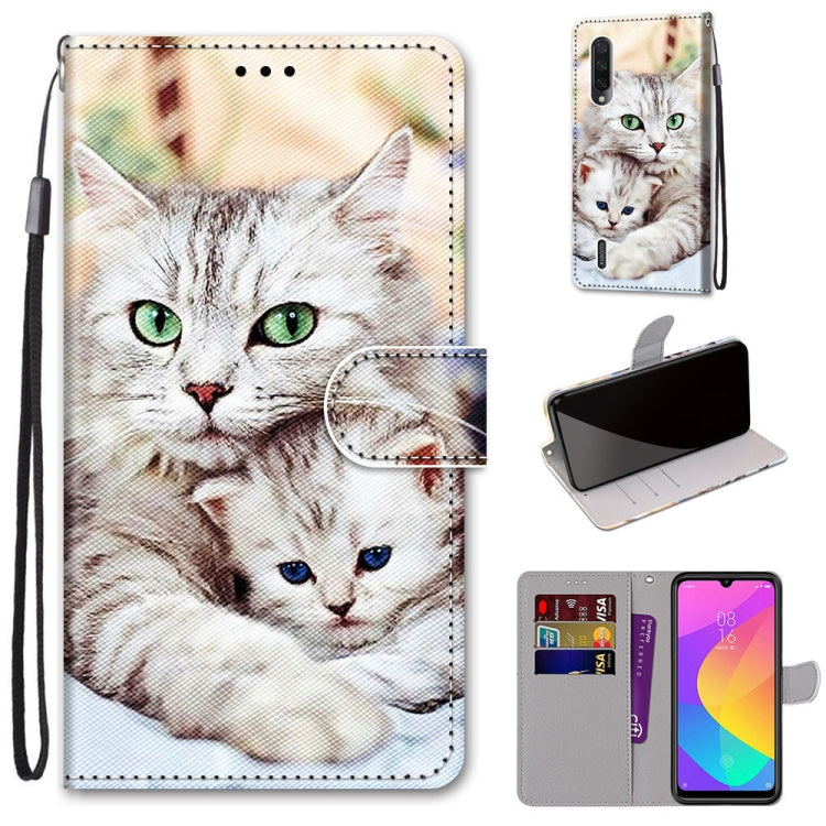 Coloured Drawing Cross Texture Horizontal Flip PU Leather Case with Holder & Card Slots & Wallet & Lanyard, Series 1