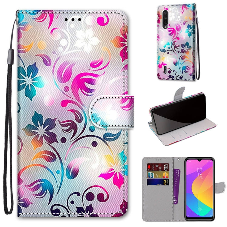 Coloured Drawing Cross Texture Horizontal Flip PU Leather Case with Holder & Card Slots & Wallet & Lanyard, Series 1