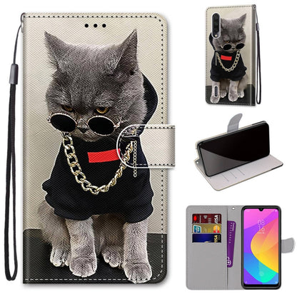 Coloured Drawing Cross Texture Horizontal Flip PU Leather Case with Holder & Card Slots & Wallet & Lanyard, Series 1