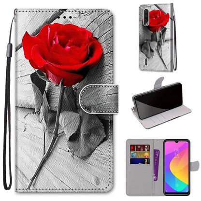 Coloured Drawing Cross Texture Horizontal Flip PU Leather Case with Holder & Card Slots & Wallet & Lanyard, Series 1