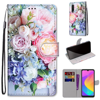 Coloured Drawing Cross Texture Horizontal Flip PU Leather Case with Holder & Card Slots & Wallet & Lanyard, Series 1