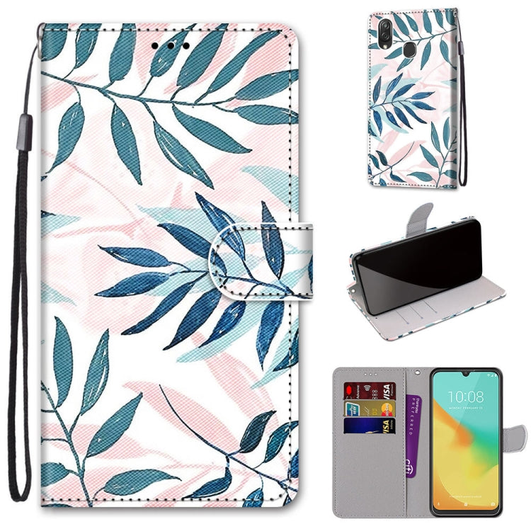 Coloured Drawing Cross Texture Horizontal Flip PU Leather Case with Holder & Card Slots & Wallet & Lanyard, Series 1