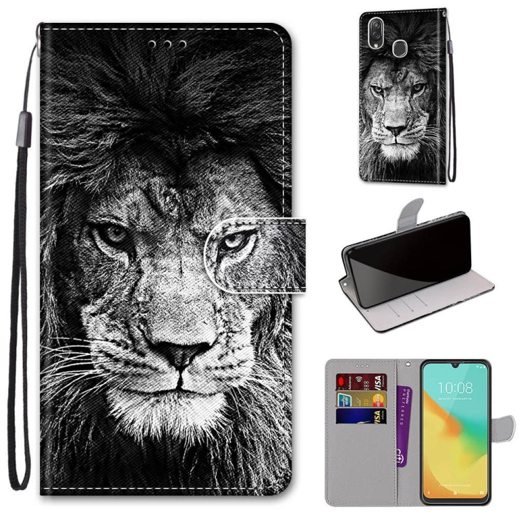 Coloured Drawing Cross Texture Horizontal Flip PU Leather Case with Holder & Card Slots & Wallet & Lanyard, Series 1