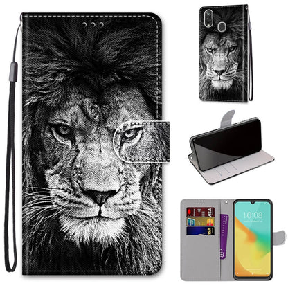 Coloured Drawing Cross Texture Horizontal Flip PU Leather Case with Holder & Card Slots & Wallet & Lanyard, Series 1