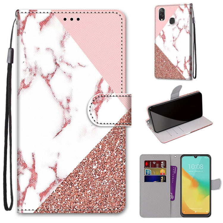 Coloured Drawing Cross Texture Horizontal Flip PU Leather Case with Holder & Card Slots & Wallet & Lanyard, Series 1