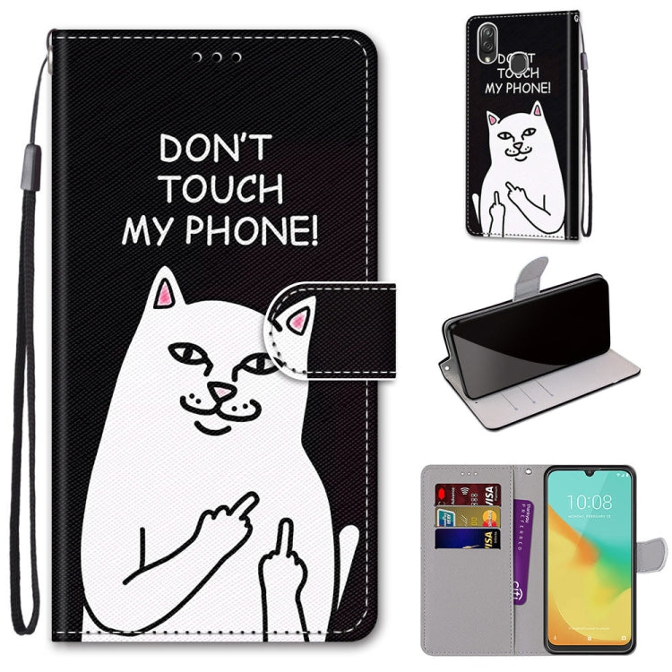 Coloured Drawing Cross Texture Horizontal Flip PU Leather Case with Holder & Card Slots & Wallet & Lanyard, Series 1